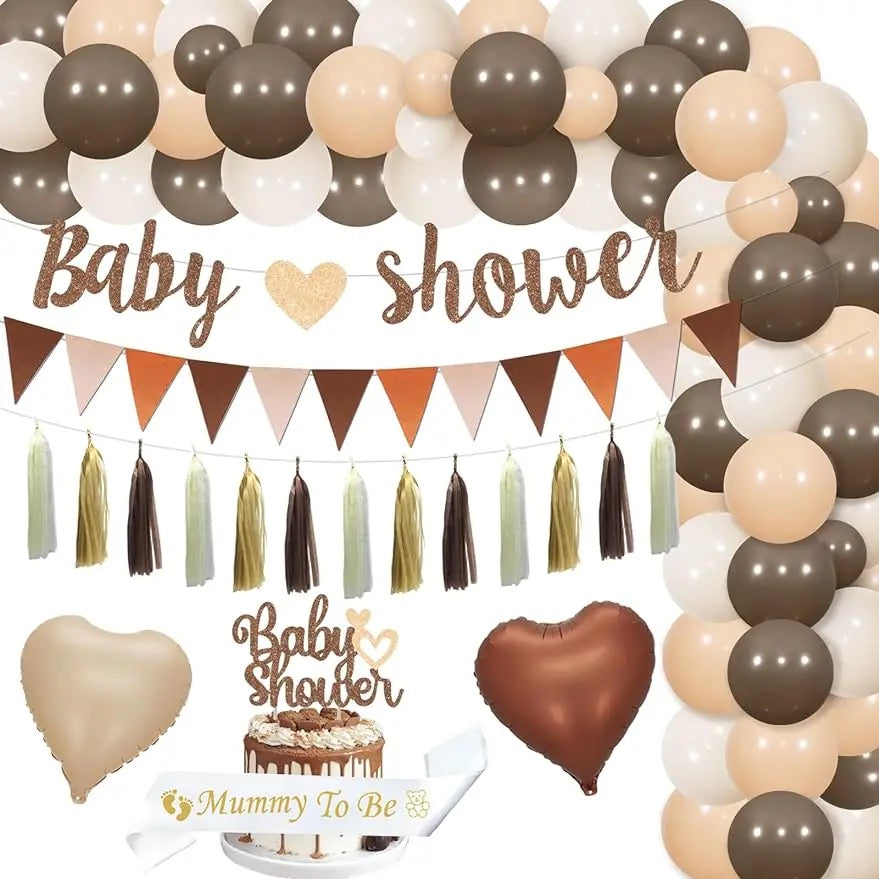 Little Bundle Neutral Chic: Unisex Baby Shower - Party Kit