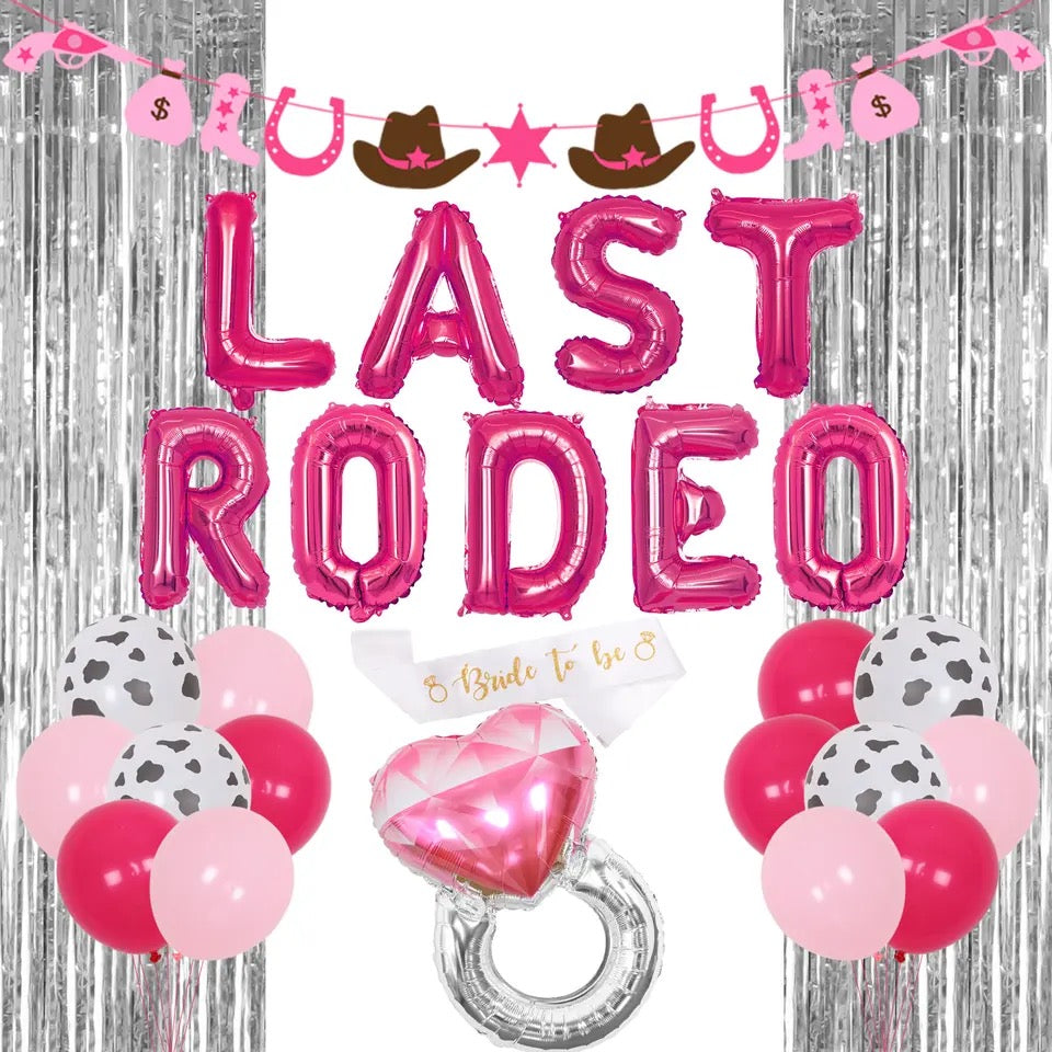 Last Rodeo Cowgirl Theme Bachelorette Bash - Party Kit