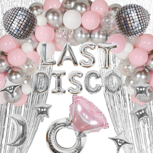 Last Disco Cowgirl Bachelorette Silver - Party Kit