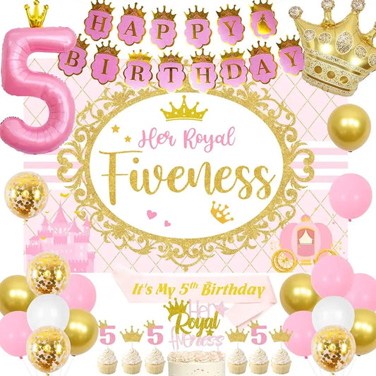 Her Royal Fiveness Regal Birthday - Party Kit