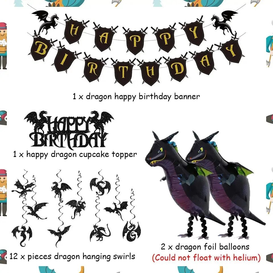 Mythical Dragon Birthday Blast - Party Kit