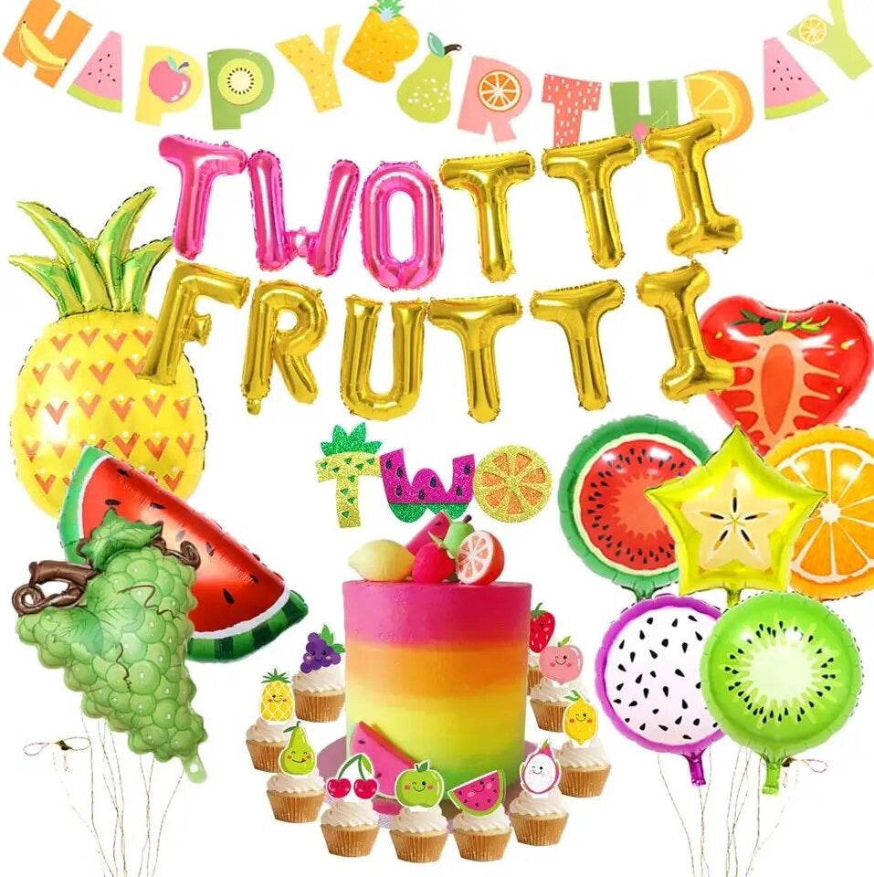 Twotti Frutti 2nd Birthday Bonanza - Party Kit