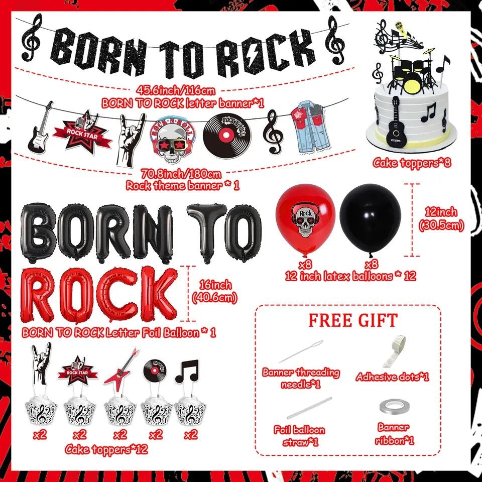 Little Rockstar: Born to Rock Birthday Bash - Party Kit