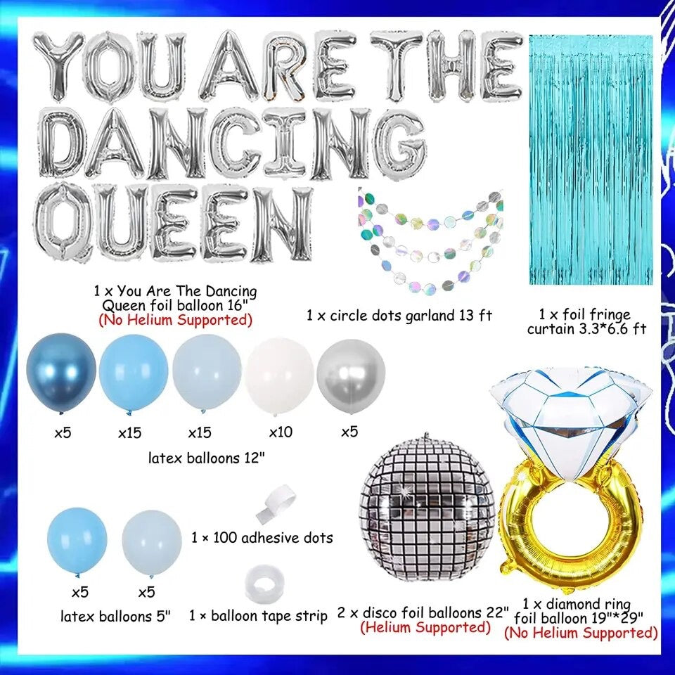 You Are The Dancing Queen Theme Bachelorette Bash - Party Kit