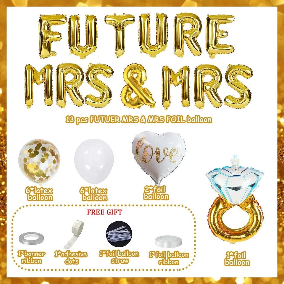 Future Mrs & Mrs LGBTQ+ - Party Kit