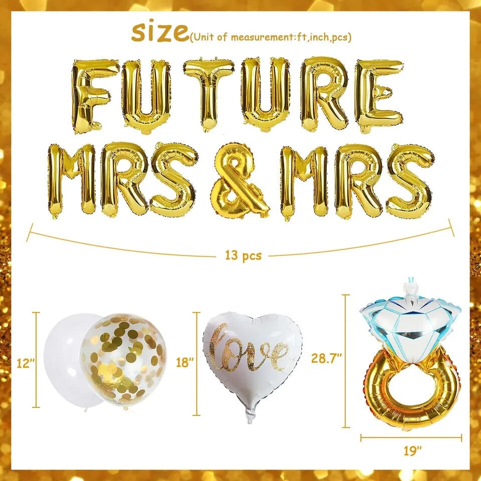 Future Mrs & Mrs LGBTQ+ - Party Kit