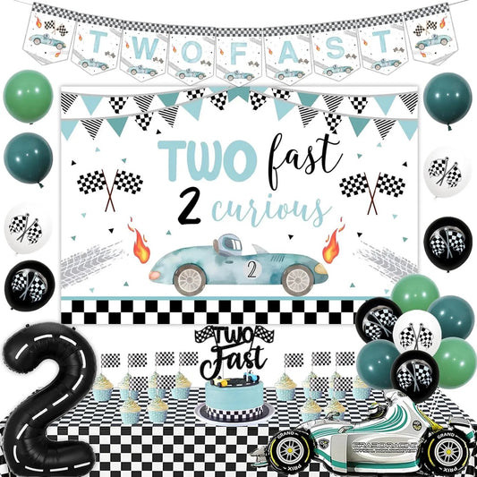 First Lap Around the Track: Baby Racer's 1st Birthday - Party Kit