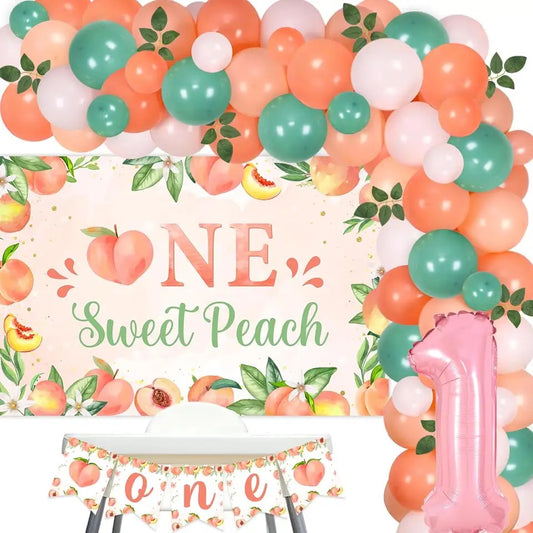 One Sweet Peach: Peachy Perfection Birthday - Party Kit