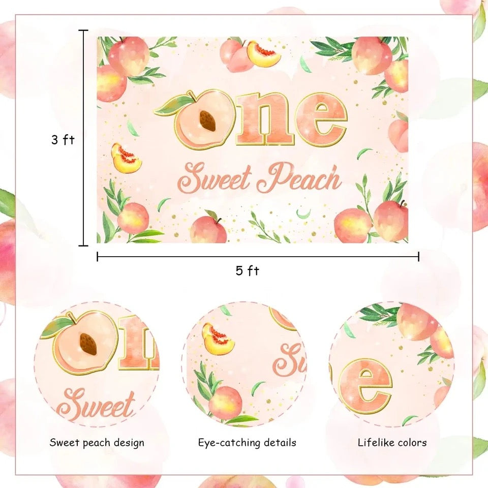 One Sweet Peach: Peachy Perfection Birthday - Party Kit