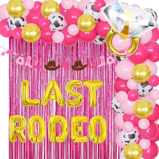 Hot Pink Hoedown: 'Last Rodeo' Bachelorette Balloon - Party Kit