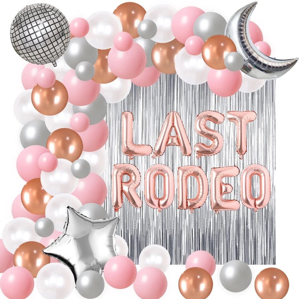 Galactic Cowgirl Gala: Pink & Silver 'Last Rodeo' Bachelorette - Party Kit