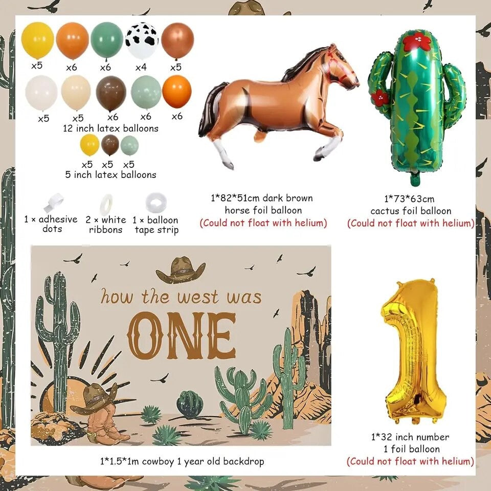 How The West Was 'One' Cowboy 1st Birthday Bonanza - Party Kit