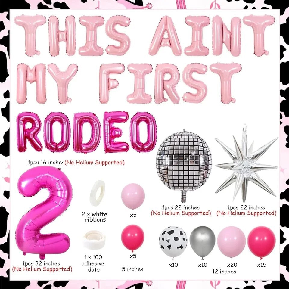 Lil' Cowgirl's Yeehaw Bash: 'No First Rodeo' 2nd Birthday Party - Kit