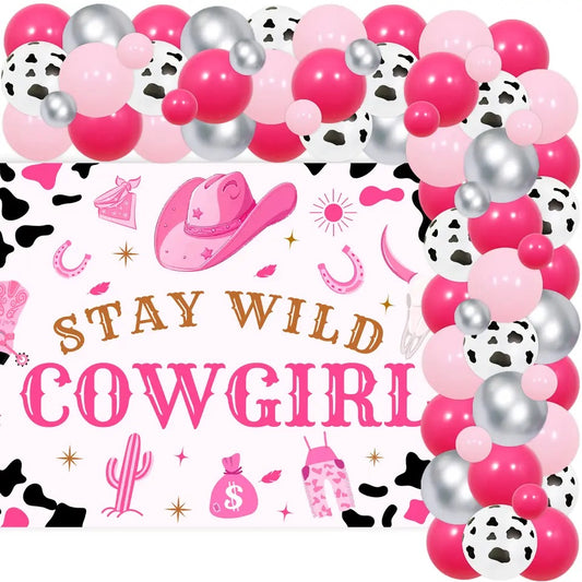 Stay Wild Cowgirl: Wild West Whimsy Retro Rodeo - Balloon Kit