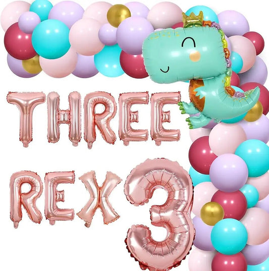 Three Rex: Triassic Triumph Dino-Mite Balloons - Party Kit