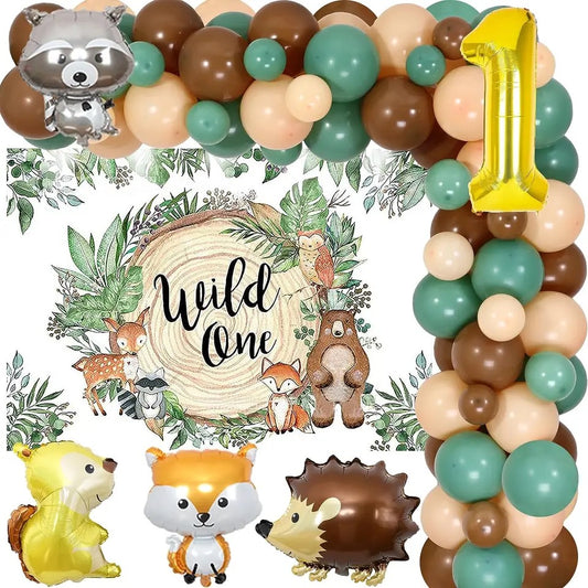 Into the Wild: Woodland 1st Birthday - Party Kit