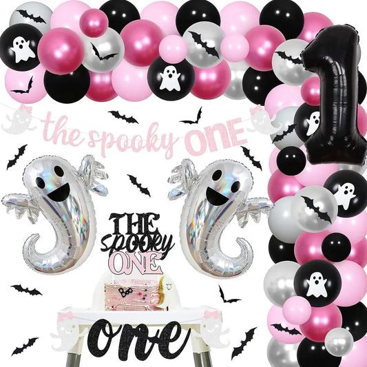 Pink Phantom Fun: The Spooky One 1st Birthday - Party Kit